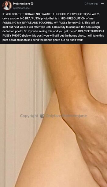 🔥 Hotmomjane leaked private photo uncensored full